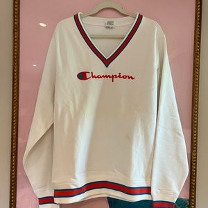Size M oversize varsity champion sweatshirt